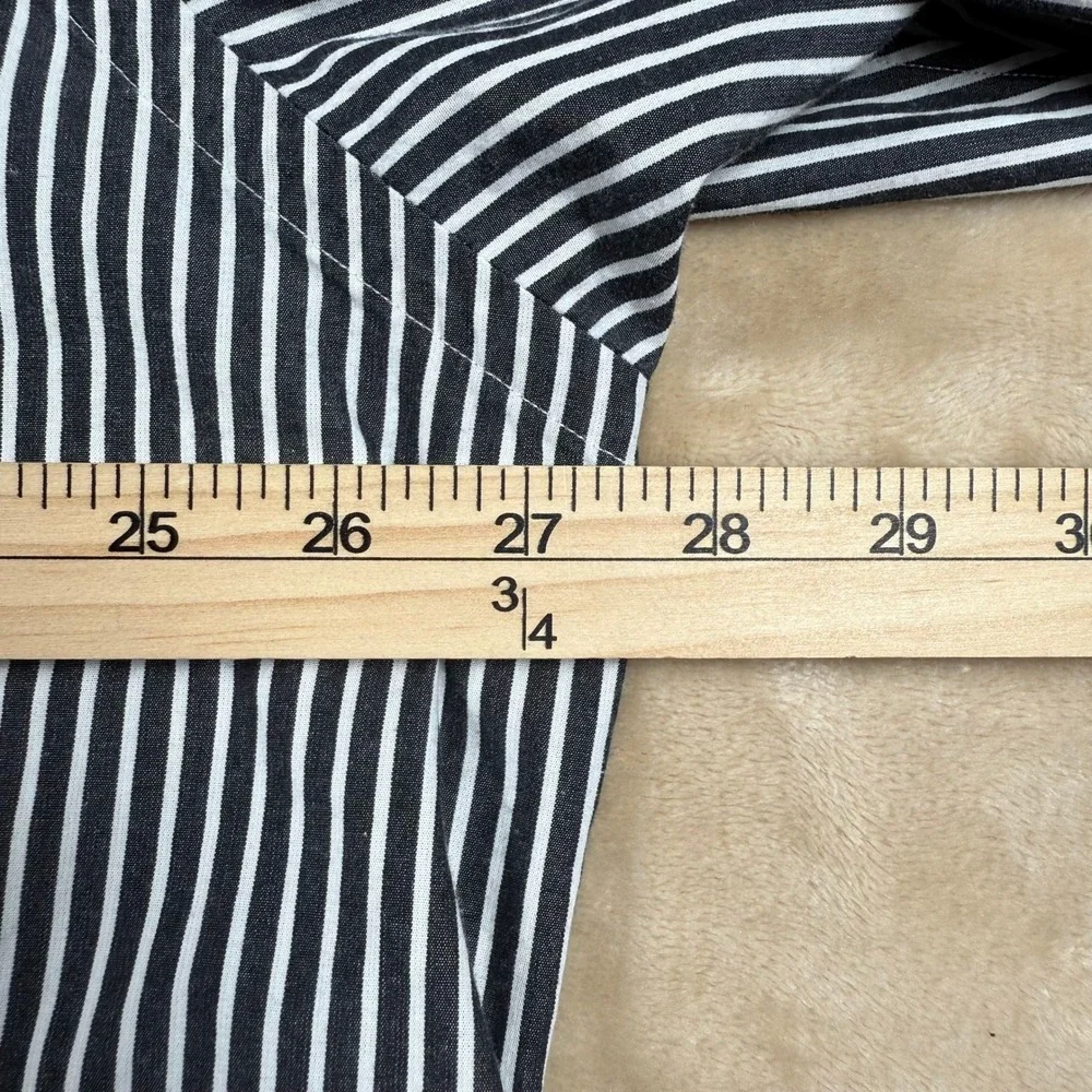 Ralph‎ Lauren Yarmouth Mens Striped Long Sleeve Button Down Shirt Size 18 34/35